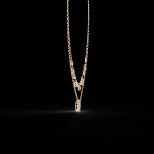 เครื่องประดับแบบประณีต14K มาใหม่สำหรับผู้หญิงสร้อยคอประดับเพชรสีทองบริสุทธิ์เครื่องประดับสำหรับงานแต่งการหมั้นของเจ้าสาวที่ทันสมัย - Product Image 4