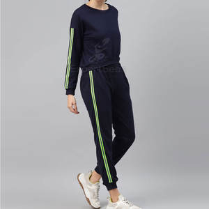 Conjunto de chándal de invierno de buena calidad para mujer, conjunto de chándal de manga larga con diseño de dos piezas - Product Image 2