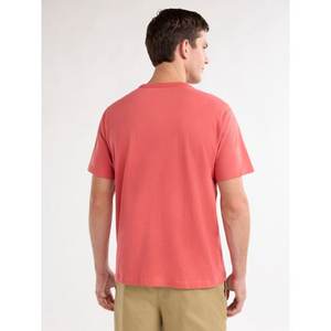 เสื้อยืดแขนสั้นสีเบจ300กรัมเสื้อยืดคอกลมทรงหลวมและธรรมดาสำหรับผู้ชายผู้หญิง - Product Image 3