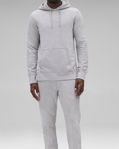 Sudadera con capucha con cremallera de peso medio mezclada de poliéster y algodón de estilo urbano para hombres, prendas de vestir con estilo, sudadera transpirable con logotipo personalizado - Product Image 6