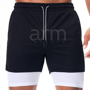 Shorts pour hommes fabriqués au Pakistan, prix bas, contraste de couleurs, haute qualité, confortables. - Product Image 3