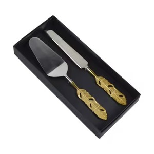 Classic Designed Handle Metal <b>Cake</b> <b>Cutting</b> <b>Knife</b> and Serving Utensil Metal <b>Cake</b> <b>Cutting</b> and Serving <b>Knife</b> Set - Product Image 5