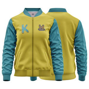 Conçu sur mesure pour hommes XS Baseball Varsity Satin Bomber High Street brodé col montant lâche fermeture éclair tarif payé vêtements d'hiver - Product Image 4