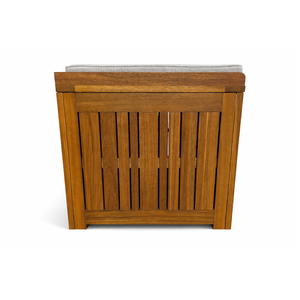 Popular Solid Acacia Wood Patio <b>Bench</b> Storage Box With <b>Cushion</b> For <b>Garden</b> And Outdoor Furniture High Quality - Product Image 1