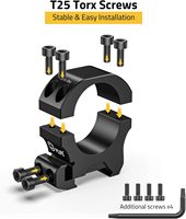 Anneaux de montage de précision CVLIFE pour lunette de visée avec diamètre de tube de 30 mm et hauteur centrale de 1 pouce - 2 pièces Accessoires de chasse