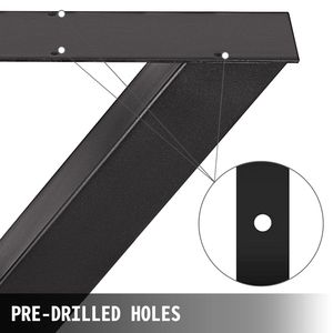28x24" Traditional Table Legs for Dining Furniture Parts 2Pcs DIY Furniture Legs for Decor/<b>Desk</b>/Dining Table EDPTBL002 - Product Image 5