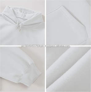 Sweat à capuche oversize en coton 100% pour hommes, sweat-shirt d'hiver en éponge française lourd avec logo personnalisé, taille des épaules tombantes 6XL solide - Product Image 6