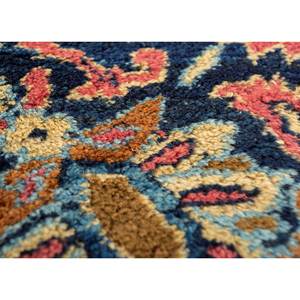 Alfombras de Lana Anudadas a Mano Aalam, Diseño Floral y Abstracto en Rojo y Naranja, Rectangulares de 9x12, para Entrada y Sala de Estar, Pae-4988 - Product Image 3