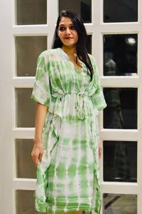 Traditional Hand Made Boho Trendy Tie Dye Beachwear Tye and Dye <b>Kaftan</b> Girls' Cover-Up <b>Kaftan</b> - Product Image 3