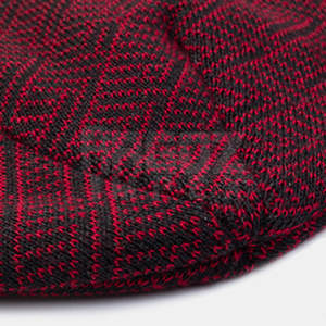 Gorros de moda con logotipo personalizado al por mayor, gorros de Jacquard de punto cálidos de invierno de alta calidad, gorros - Product Image 4