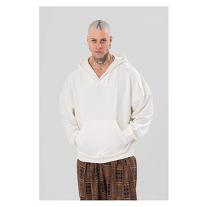 เสื้อสเวตเตอร์มีฮู้ดสำหรับผู้ชายเสื้อฮู้ดแบบสั่งทำขนาดใหญ่พิเศษสำหรับผู้ผลิตเสื้อผ้าตามแบบ - Product Image 2