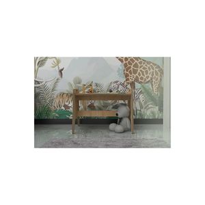 Mesa de Actividades Montessori de Madera con Acabado Marrón y Sin Sillas para el Juego y Aprendizaje de los Niños - Product Image 4