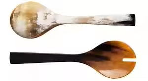 ช้อนเขาควายขนาดเล็กชุดน่ารักสำหรับอาหารค่ำด้วยงานฝีมือรูปพระจันทร์เสี้ยว - Product Image 4