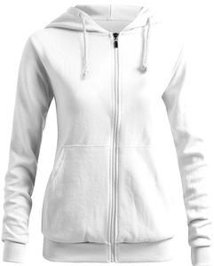 Abrigo de invierno informal de algodón para mujer con capucha de talla grande Cremallera ligera Manga larga Buena tela Logotipo de estilo pulsado en la espalda - Product Image 1