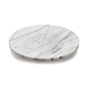 Modern Design Marble Lazy Susan With <b>Wood</b> Base Round Lazy Susan <b>Turntable</b> Rotating Design Marble Lazy Susan - Product Image 5