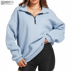 Vente en gros de sweat-shirt uni de haute qualité surdimensionné 100% coton respirant Streetwear imprimé à manches longues confortable pour hommes sweat-shirt en coton - Product Image 1