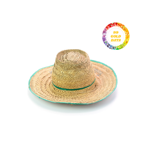 NATURAL GRASS STRAW HAT VIETNAM HANDMADE BULK WHOLESALE OEM CUSTOM LOGO HOT TRENDY SUMMER LOOK - Product Image 6