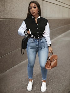 Hirigin เสื้อโค้ทผู้หญิงทรงโอเวอร์ไซส์ทรงโอเวอร์ไซส์สำหรับขี่มอเตอร์ไซค์เสื้อโค้ทหนังเทียมแจ็คเก็ตหนังขนแคชเมียร์มีซิปสำหรับฤดูใบไม้ผลิ - Product Image 5