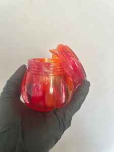 Small Transparent Resin Jars for <b>DIY</b> Crafts Lip Balm Essential Oils <b>and</b> Home Storage Round Mini Resin Jars - Product Image 4