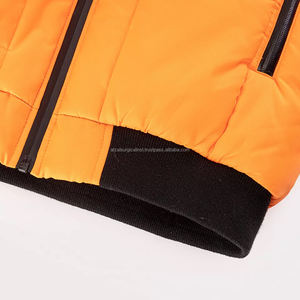 2025 ODM, chaqueta acolchada de burbujas azul personalizada para hombre, abrigo de invierno de alta calidad, capucha de gran tamaño desmontable, abrigo de diseñador teñido liso - Product Image 4