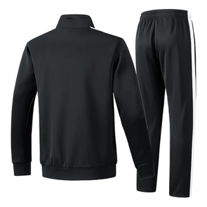 Survêtement de haute qualité Jogging Zipper Cargo Jersey Ensemble de veste de survêtement Polyester Nylon Tech Fleece Logo personnalisé Survêtement pour hommes - Product Image 4
