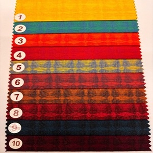 Tissu en jacquard de lin poly premium pour chemises et robes – Tissu élégant de 58 pouces de large pour la confection de tenues modernes - Product Image 1