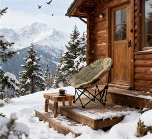 Chaise pliante rembourrée robuste, légère et ergonomique avec cadre en fer pour les loisirs en plein air et les randonnées - Product Image 6