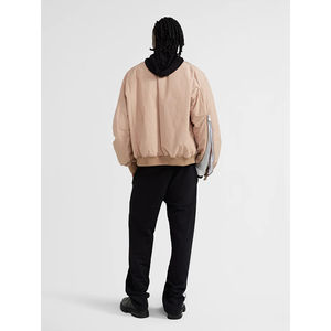 Blouson Bomber d'Hiver Couleur Pêche Sur Mesure, Style Urbain, Léger, Respirant, Fermeture Éclair, Taille XL, Marque Privée, Faible MOQ, OEM - Product Image 6