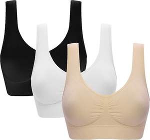 Soutien-gorge de sport pour femmes de qualité supérieure, ultra confortable et respirant, avec logo frontal, pour la course à pied et l'entraînement, soutien flexible pour adultes - Product Image 2