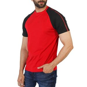 Camiseta Personalizada de Manga Raglán, Color Sólido, Corte Holgado, Cuello Redondo, Manga Corta, Estilo Jersey, Ropa Deportiva Cómoda - Product Image 4