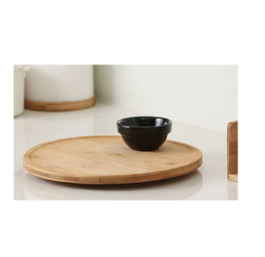 Wooden Lazy Susan <b>Turntable</b> Organizer Lazy Susan for Cabinet Pantry <b>Table</b> Organization Storage Holders & Racks - Product Image 6