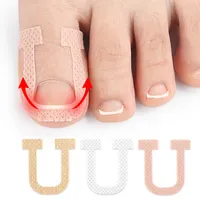 Melenlt Patch correcteur d'ongle en forme de U-Outil de lissage élastique pour ongles incarnés et soins des ongles