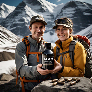 Cápsulas de Shilajit del Himalaya secadas al sol de ácido fúlvico Natural puro orgánico certificado 100%, paquete de 60 piezas de secado al sol de 100 días - Product Image 6