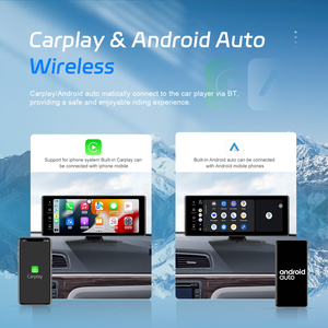 Podofo Radio mobil portabel, Radio mobil nirkabel 10.26 "layar CarPlay 1SEG TV 2K kamera depan <span class=keywords><strong>Android</strong></span> kontrol suara otomatis BT grosir - Product Image 3