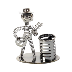 กล่องใส่ดินสอสำเร็จรูปสีทองคลาสสิกเครื่องใช้บนโต๊ะอาหารยอดนิยมสำหรับเก็บเครื่องเขียนของโรงเรียนที่ใส่แปรง & กล่องจัดระเบียบ - Product Image 4