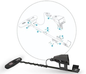 Détecteur de métaux et d'or AJAX Gamma 3D |   Système de numérisation 3D professionnel du sol avec détection multi-fréquence - Product Image 3
