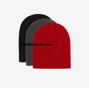 Bonnet tricoté chaud d'hiver en gros Chapeau d'école personnalisé à imprimé de mode pour hommes femmes enfants adultes - Product Image 4