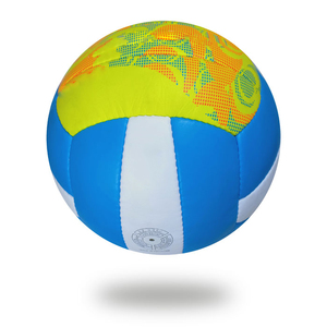 Voleibol cosido a máquina reforzado colorido unisex logotipo personalizado impreso impermeable playa entrenamiento partido pelota color combinado - Product Image 2