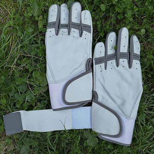 Guantes de Bateo de Béisbol Profesionales Ligeros de Piel de Vacuno con Logotipo Personalizado, Unisex, Ajustables, de Alta Calidad - Product Image 2