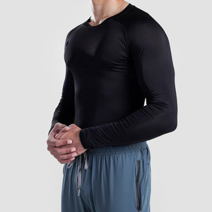 <b>Men's</b> Sports Active Running Long Sleeve Rash Guard Pants <b>Shirts</b> Rash Guard Quick Dry Training <b>Compression</b> <b>Shirts</b> - Product Image 3