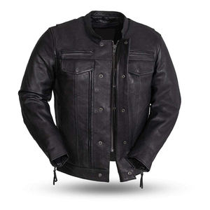 Chaqueta de Cuero de Oveja de Moda para Hombre, Hecha en Pakistán, MOQ Bajo, Chaqueta de Cuero Gruesa - Product Image 2