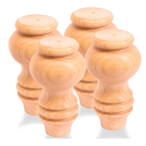 Tough & Strong 16 pouces nouveau modèle pieds de meubles en bois pour table basse et salle à manger pour hôpitaux comprend des pieds d'armoire - Product Image 5