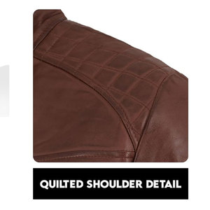 Latest Design OEM Service <b>Men</b> <b>Leather</b> <b>Jacket</b> Comfortable Premium Quality <b>Men</b> <b>Leather</b> <b>Jacket</b> - Product Image 5