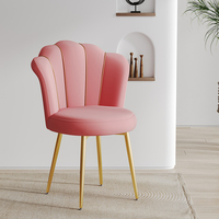 Chaise de salle à manger en velours rembourré de cuisine en tissu nordique bon marché pour hôtel chaises de salle à manger pour table de salle à manger