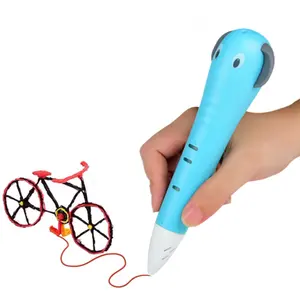 Low -temperature 3D printing pen Low -temperature graffiti pen Wireless charging stereo brush early teach children gifts