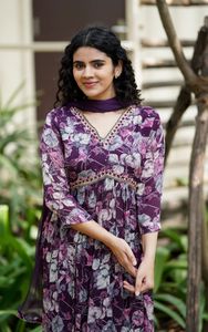 Ethnicrang indio moderno damas kurti cosido Premium Chanderi Modal bordado trabajo moda Kurtis para niñas Kurti conjunto para Wom - Product Image 6