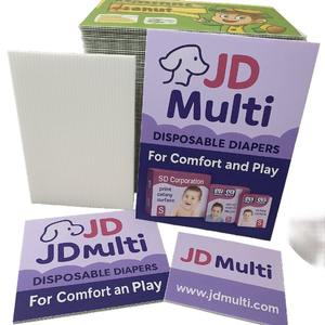 แผ่นกระดาษลูกฟูก PP น้ำหนักเบาสำหรับบอร์ดโปรโมชั่นบอร์ดพลาสติกทนทานสำหรับการโฆษณาในร่มและกลางแจ้งในราคาที่ดีที่สุด - Product Image 1