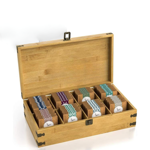 Boîte à thé et café en bambou pratique Boîte en bambou faite à la main Décoration de table pour la maison naturelle écologique Vente en gros du Vietnam - Product Image 2