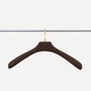 PRODUCT HANDMADE BEST High Quality Boutique Style a Grade Lotus Wooden Hanger With Notches with Bar Suit Hanger - Product Image 4