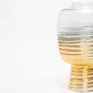 Excellent Quality Lavande Charm Glass <b>Vase</b> <b>Set</b> of 2 for Floral & Home Decoration At Low Price - Product Image 3